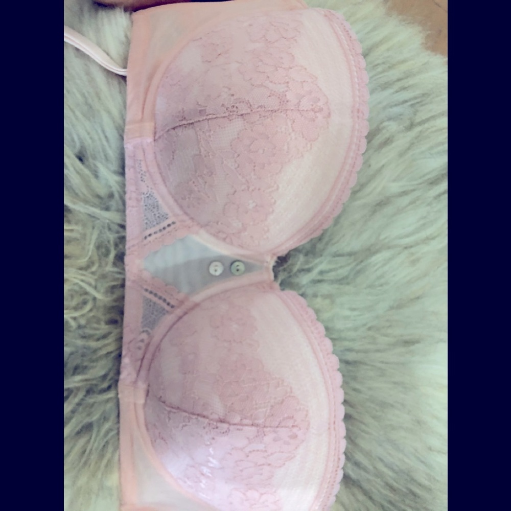 Peachy pink cute bra